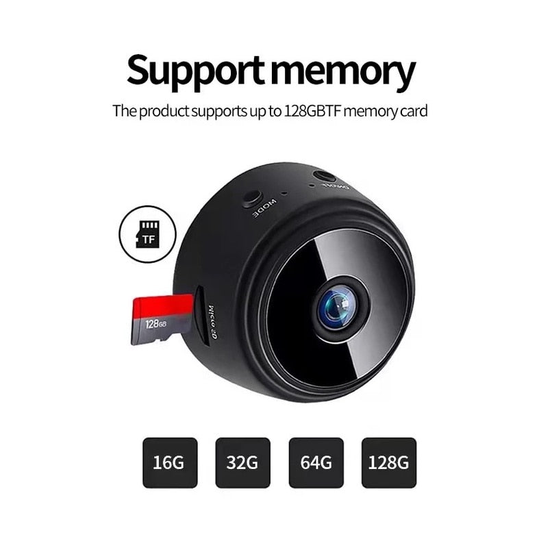 Nova Mini Câmera WiFi Full HD - Tempo Real e Visão Noturna via celular 🎯